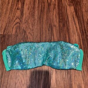 Victoria’s Secret Blue Sequin Bikini Top